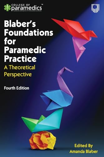 Book cover: "Blaber's Foundations for Paramedic Practice, 4e" with origami.