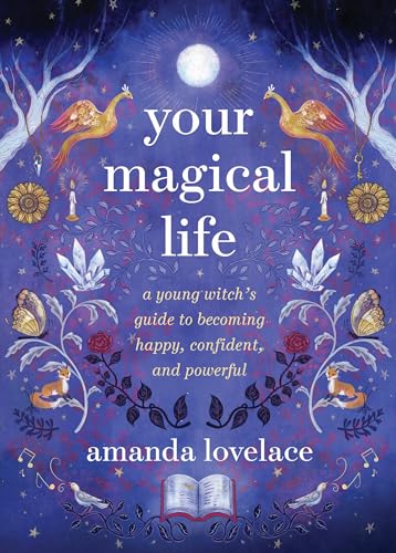 Book cover with floral designs, animals, and the title "Your Magical Life.