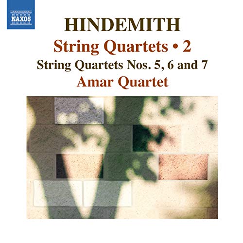 CD cover for Hindemith string quartets performed by Amar Quartet.