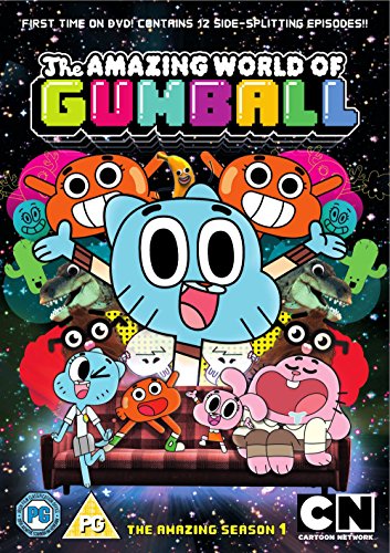 The Amazing World of Gumball Season 1 DVD cover featuring the show's main characters.