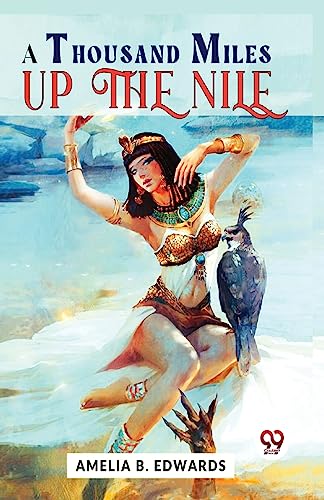 Book cover: woman in Egyptian attire with a falcon, Nile background.