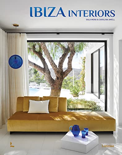 Book cover featuring a modern living room with a view of a pool.