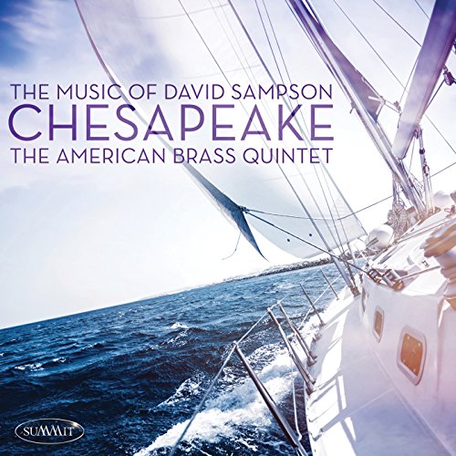 CD cover featuring a sailboat on a blue ocean, text “The Music of David Sampson.”