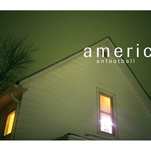 CD cover for “American Football” depicts a house rooftop at night.