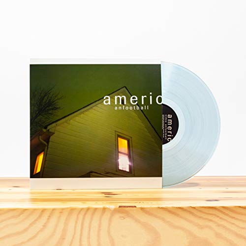 American Football vinyl record album cover featuring a house at night with translucent disc.