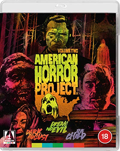 Blu-ray cover for "American Horror Project Vol 2" featuring horror imagery.