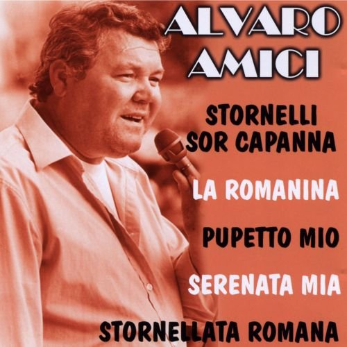 CD cover featuring a smiling man with a microphone, text in Italian.