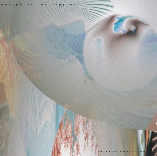 Abstract CD cover featuring a blurred, reclining figure in pastel tones.