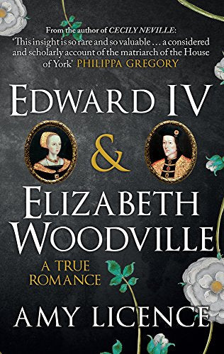 Book cover featuring portraits of Edward IV and Elizabeth Woodville.
