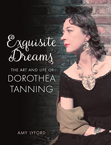 Book cover featuring a portrait of artist Dorothea Tanning with ornate jewelry.
