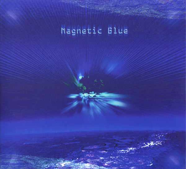 CD cover with abstract blue rays emanating from a central point.