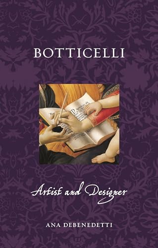Book cover for "Botticelli: Artist and Designer" featuring Renaissance art.