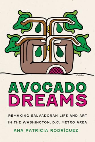 Book cover with avocado tree illustration and bold title “Avocado Dreams.”