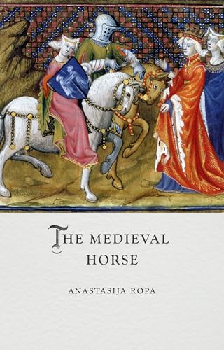 Medieval illustration of a knight on horseback with two women.