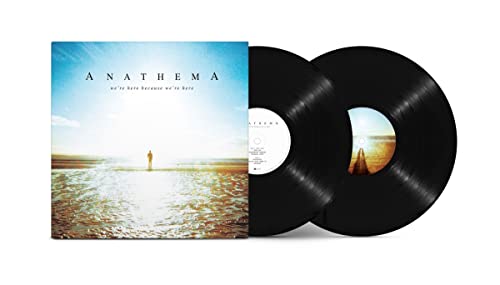 Anathema double vinyl record with cover art of a lone figure on a beach.