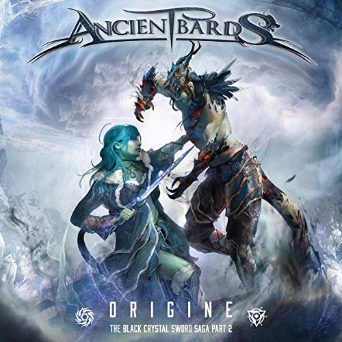 CD cover for “Origine” depicts a warrior and a demonic figure.