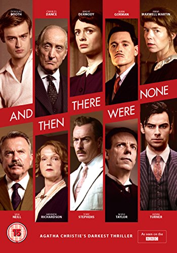 DVD cover for “And Then There Were None” featuring ten actors’ portraits.