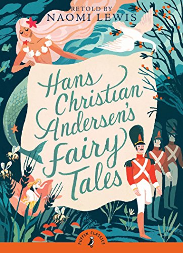 Book cover with fairytale illustrations of a mermaid, soldier, and bird.