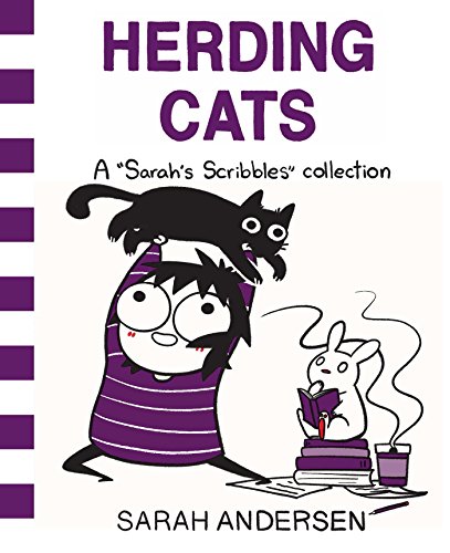 Book cover featuring a cartoon girl with a black cat on her head.