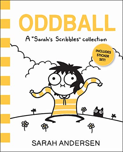 Book cover for Oddball by Sarah Andersen featuring a cartoon character in a field.