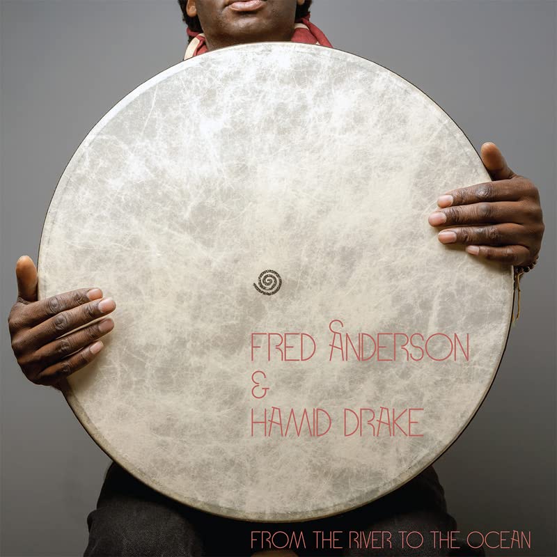 Fred Anderson & Hamid Drake album cover featuring a large drum.