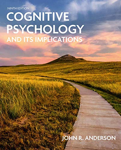 Book cover for "Cognitive Psychology and Its Implications," ninth edition.