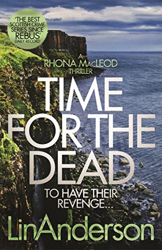 Book cover: stormy coastline, large white text "Time for the Dead.