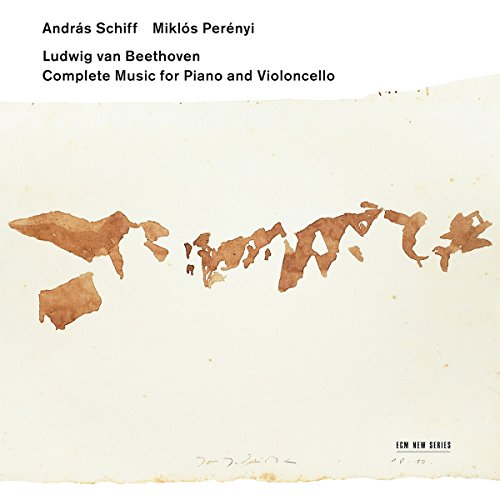 CD cover for Beethoven piano and cello music by Schiff and Perényi.