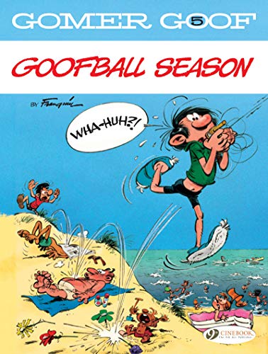 Cartoon cover of “Gomer Goof Vol. 5: Goofball Season” with a boy flying a kite.