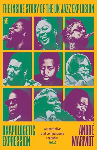 Book cover featuring portraits of nine Black British jazz musicians.