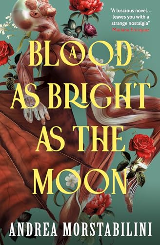 Book cover featuring an anatomical figure with wings surrounded by red roses and greenery.