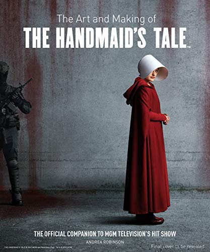 Book cover featuring a Handmaid in red with a Guardian in the background.