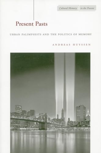Book cover with title “Present Pasts” and a cityscape image.