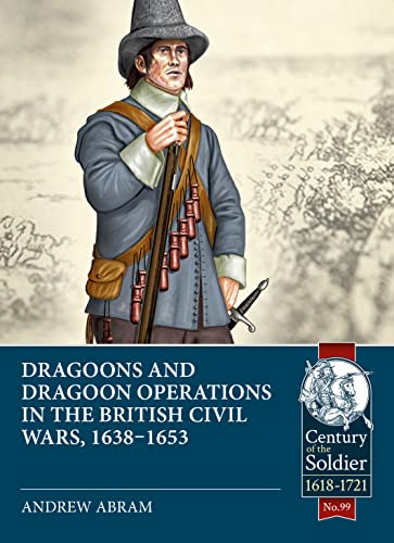 Book cover depicting a 17th-century dragoon soldier with musket and sword.