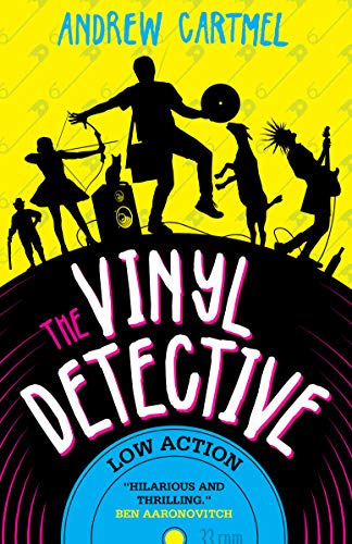 Book cover: Silhouetted figures surround a large vinyl record with text.