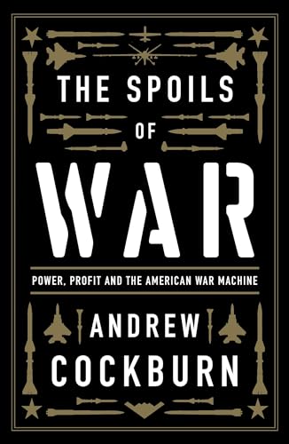 Book cover with black background, gold military icons, and white text title and author.