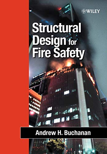 Book cover: "Structural Design for Fire Safety" with a burning building image.