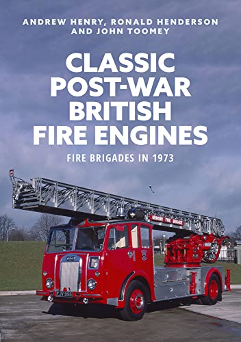 Book cover featuring a red British fire engine with an extended ladder.