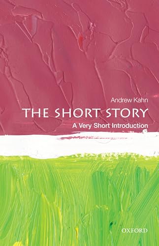 Book cover: "The Short Story" with abstract red, white, and green paint.