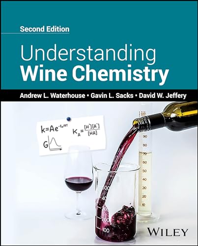 Book cover: “Understanding Wine Chemistry” with wine pouring into glassware.