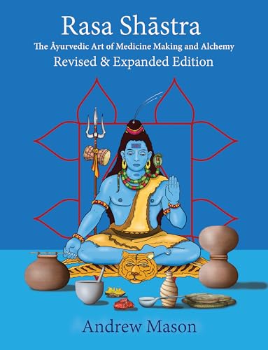 Book cover depicting blue-skinned Shiva seated on a tiger skin.