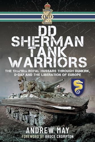 Book cover depicting a Sherman tank and soldiers, titled "DD Sherman Tank Warriors".