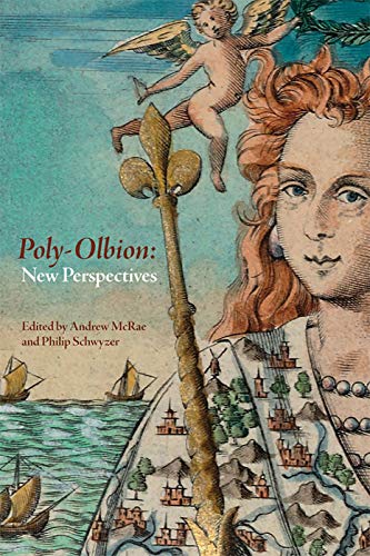 Book cover featuring a personified map, a winged cherub, and ships on the sea.