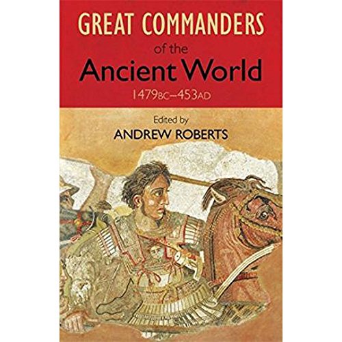 Book cover featuring Alexander the Great on horseback from a classical mosaic.