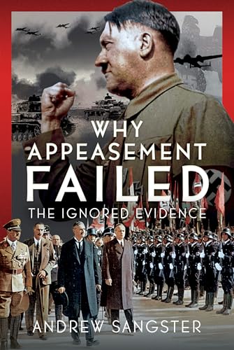 Book cover featuring Hitler and a crowd, titled “Why Appeasement Failed.”