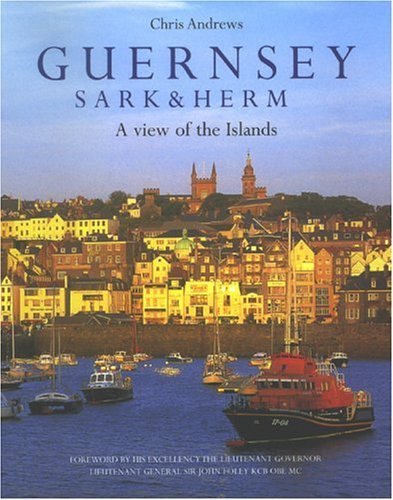 Book cover depicting a coastal town and harbor scene with boats.