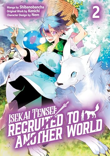 Manga cover: boy riding a large white wolf, volume 2.