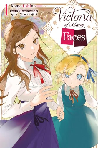 Manga cover featuring two young women with long hair, Victorian style.