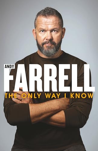 Book cover featuring Andy Farrell, arms crossed, with title text.