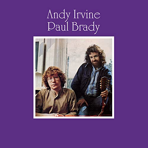Album cover featuring Andy Irvine and Paul Brady against a purple background.